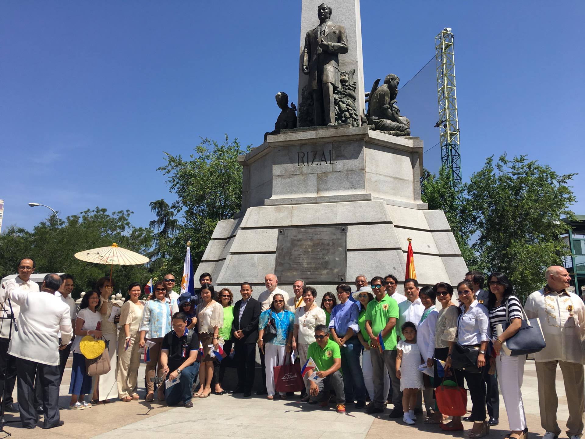 Rizal’s 156th Birth Anniversary Commemorated in Madrid Philippine
